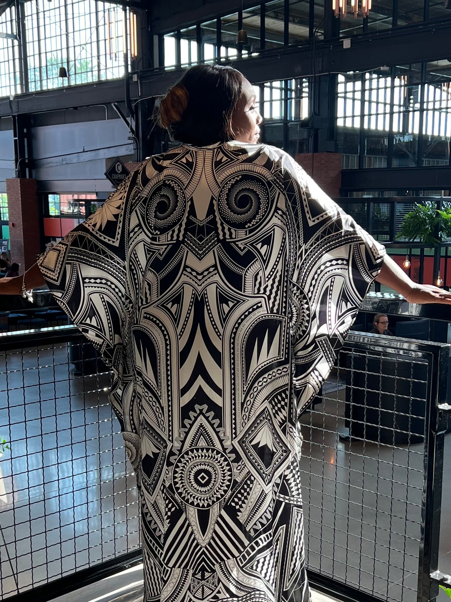 Empire waist caftan