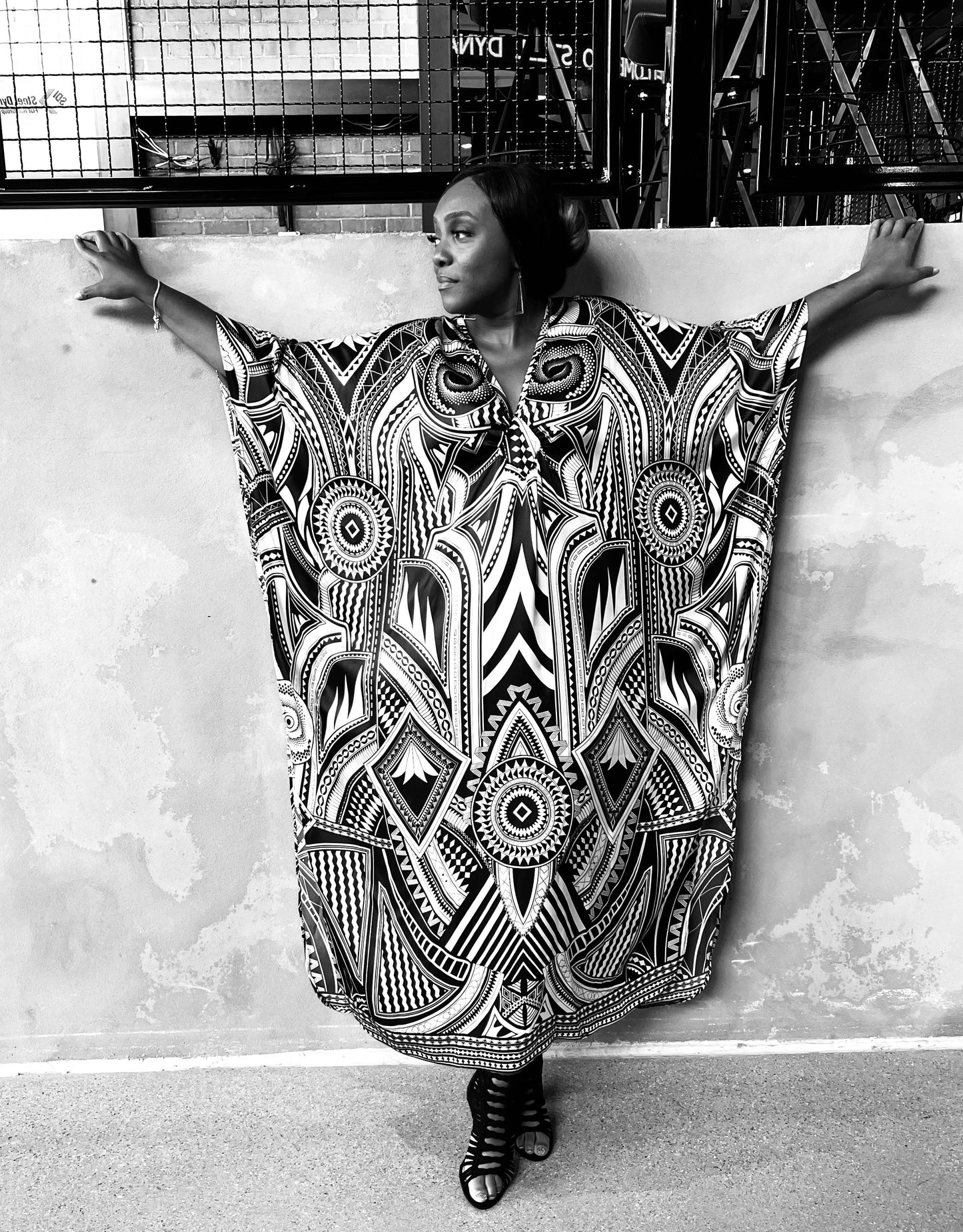 Empire waist caftan