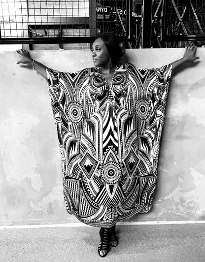Empire waist caftan