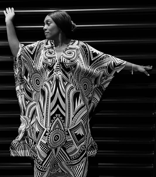 Empire waist caftan